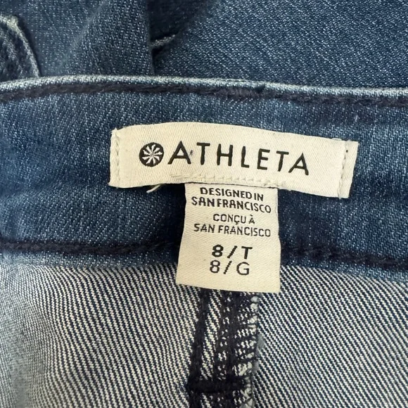 Athleta Women's Sculptek Skinny Jeans 8 Tall - Picture 3 of 4